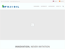 Tablet Screenshot of fujioilusa.com